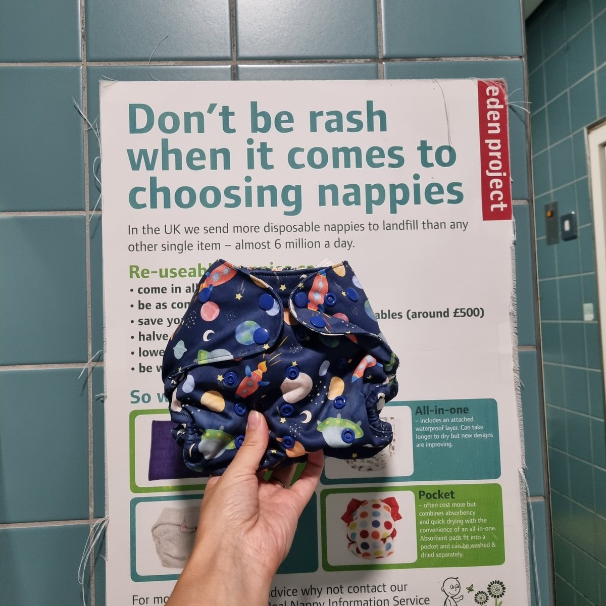 Choose to Reuse 👍 
#edenproject #edenphotocompetotion #reusablenappies #bombaciobaby #bombacionappies #clothnappies #clothnappy #econappy #econappies
