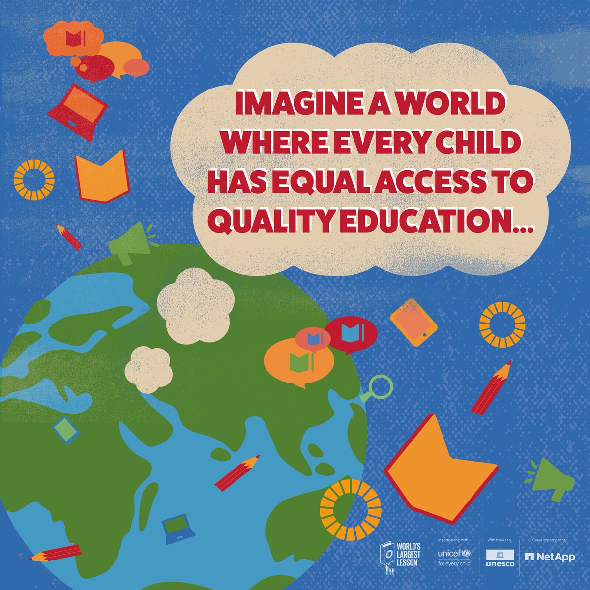 UNICEF's tweet photo. It's every child's right. 

Yet, right now, so many children are missing out on the chance to study. 

This #YouthDay, UNICEF is calling on governments to tackle the learning crisis. Once and for all. https://t.co/gxip8IuaSR