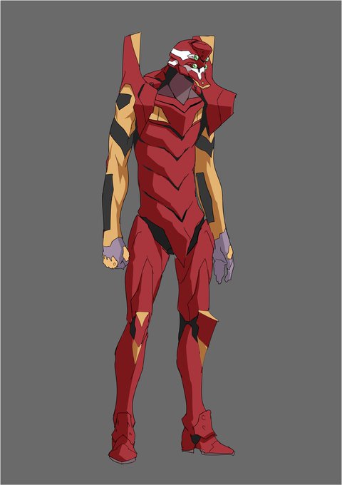 旧劇エヴァ弐号機は資料なしでこのくらい描けるくらいには好き。 