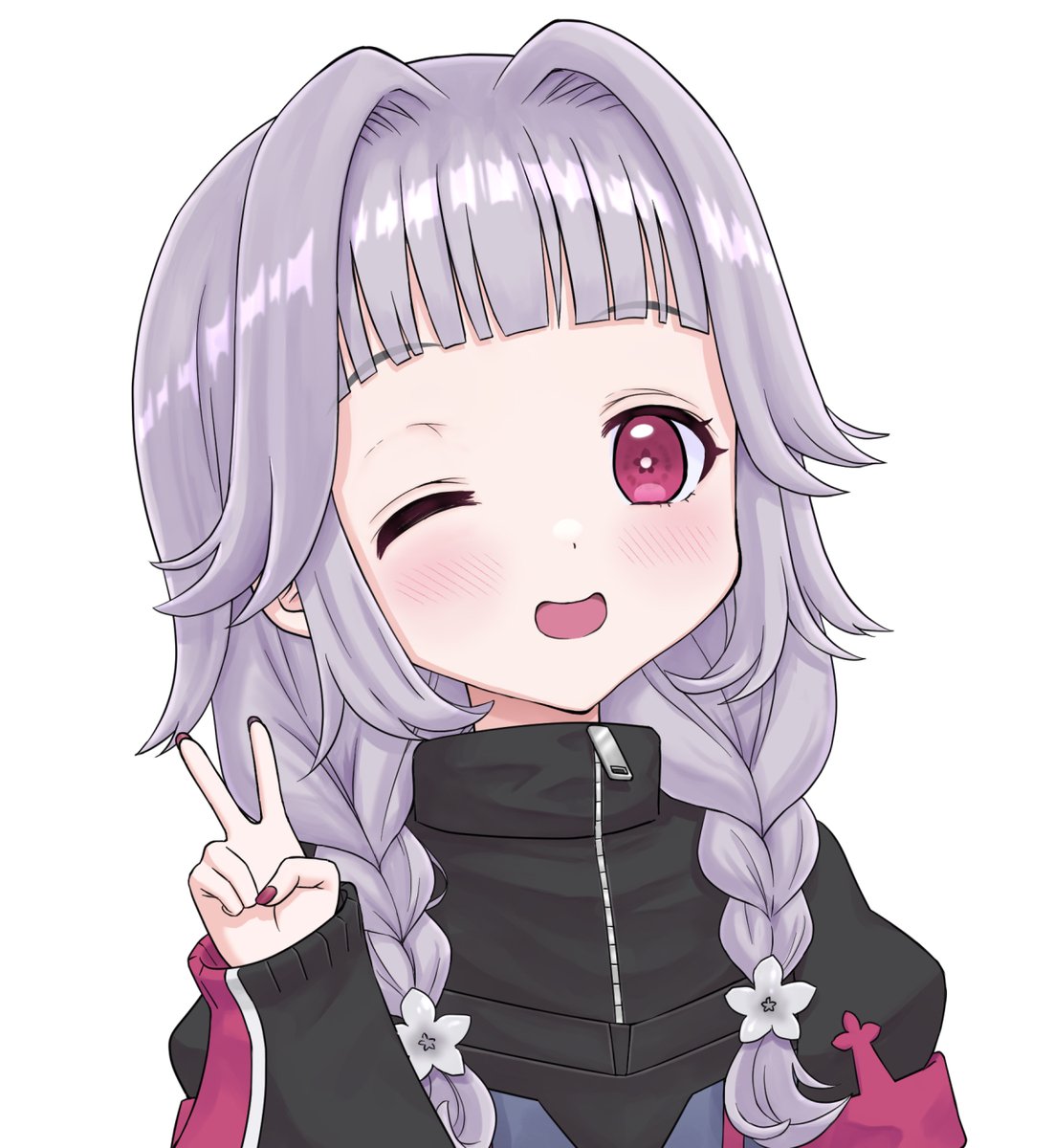 「新人Vtuberの帆近キキョウさんSkebご依頼ありがとうございましたー!! 」|ふも🐳Skeb募集中のイラスト