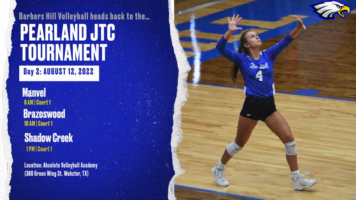 ☀️Goooooood Morning, Eagles!!☀️
🏐It’s Game Day-Day ✌️ !!!🏐 
Today, we match up AGAIN with some of the best of the best in the state!! 
💪 Let’s Do This!!!
#EFH🦅 #WingsUp🤙 
 
Full schedule here:
results.advancedeventsystems.com/event/UGVhcmxh…