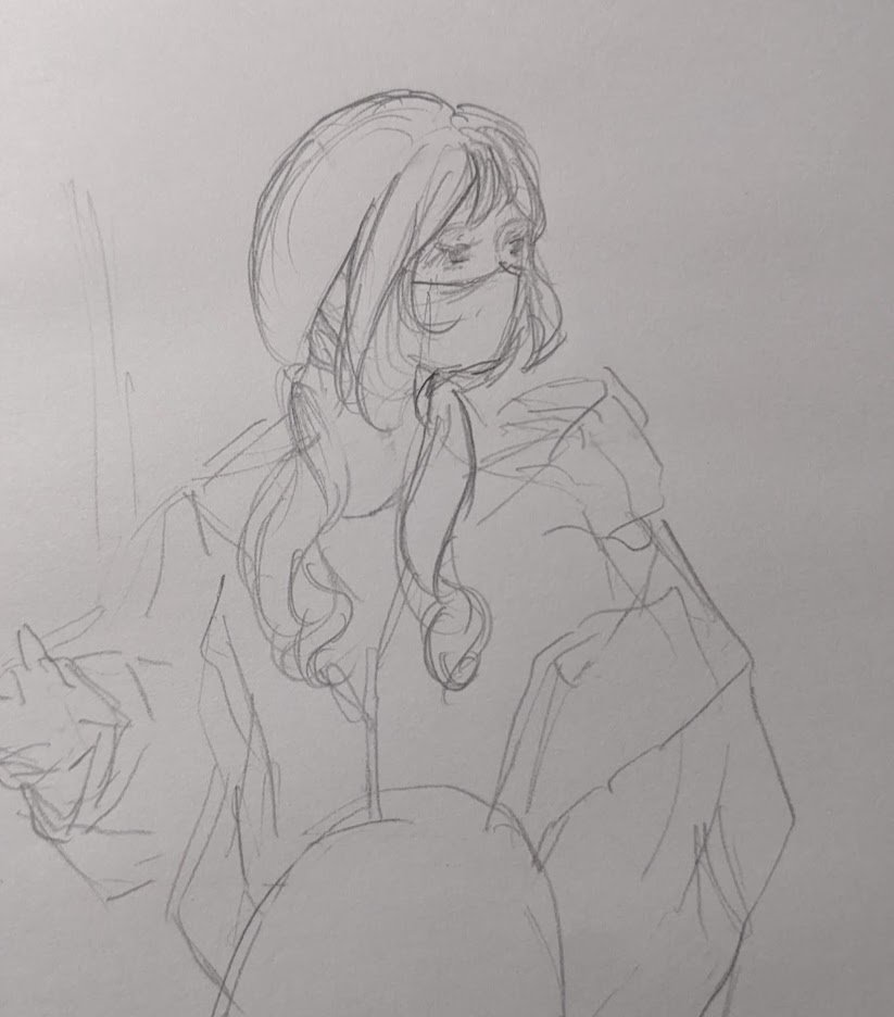 studyqyu's tweet image. sketch 👩‍🎨