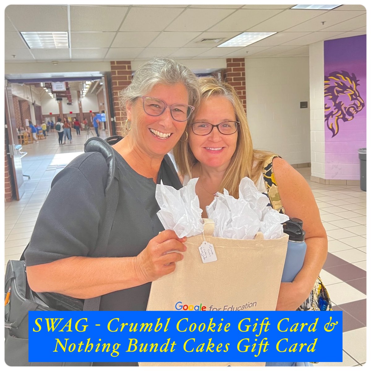 paulamott13's tweet image. Door prize winners from #ILSS @vbschools  Special thanks to our supporters that made this possible! #VBITS @ctroxell @BrickellAcademy @HESVBVikings @TechTeachVB @DrShewbridge @OceanLakesHS @ClassLink @CrumblCookies @RudeeTours1 @nothingbundt  @cwhinsch @JennClementsVB
