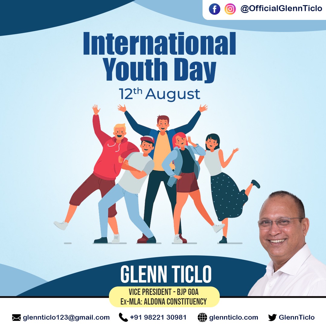 GlennTiclo's tweet photo. #InternationalYouthDay is celebrated each year on 12th August to bring attention to the issues faced by the #Youth as well as to acknowledge their efforts and potential in the betterment of global society. (1/2) https://t.co/7lv4YhacvY