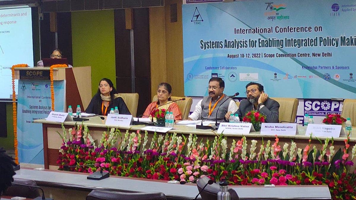TIFAC4's tweet photo. Day 3 -August 12, 2022 sessions -#TIFAC & #IIASA #Systemanalysis Conference ..
Deliberations ongoing
@IIASAVienna @IndiaDST @DrJitendraSingh @PIB_India https://t.co/oka35sff1R