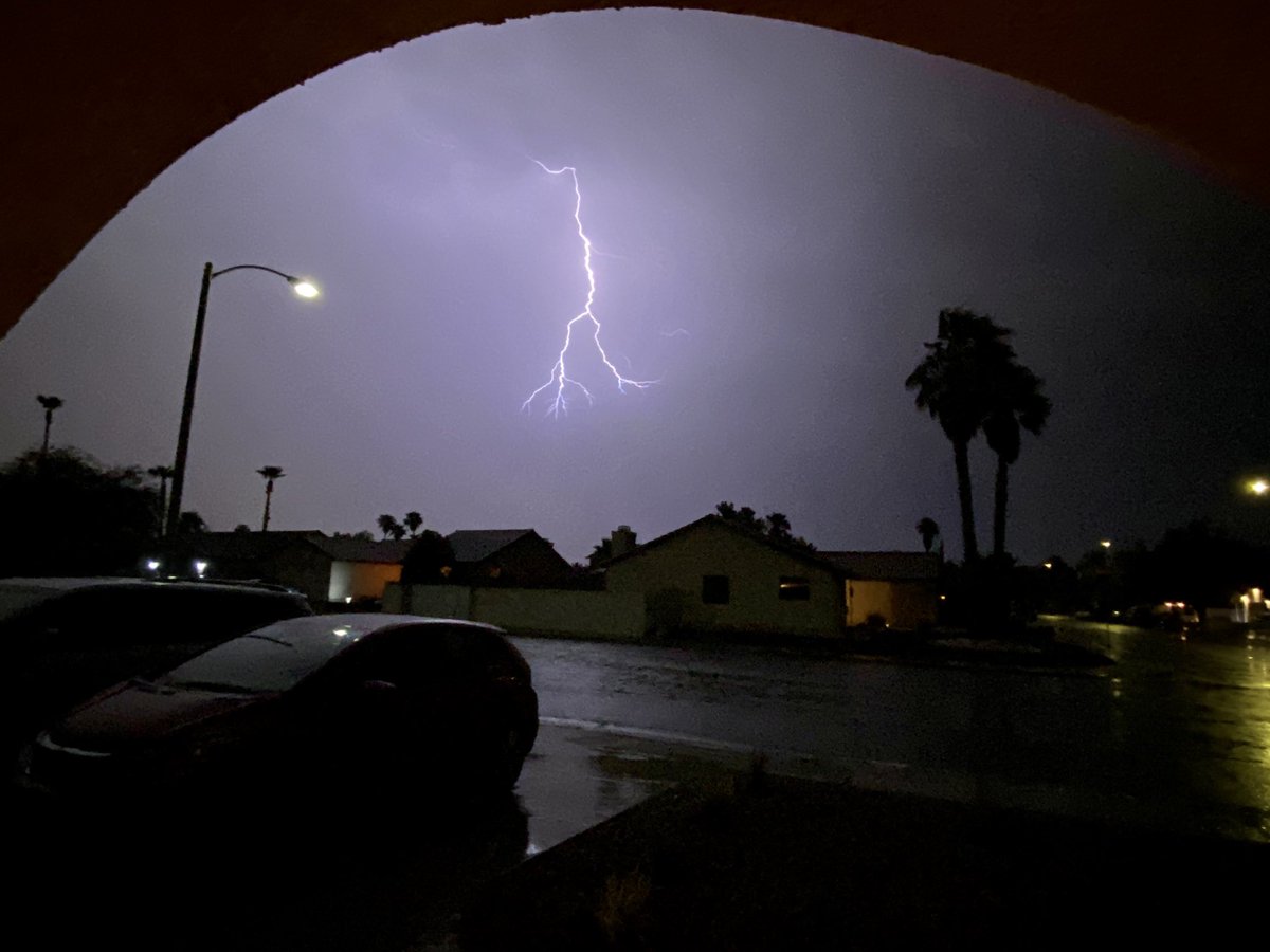 Great lightning storm tonight and some more much needed rain.