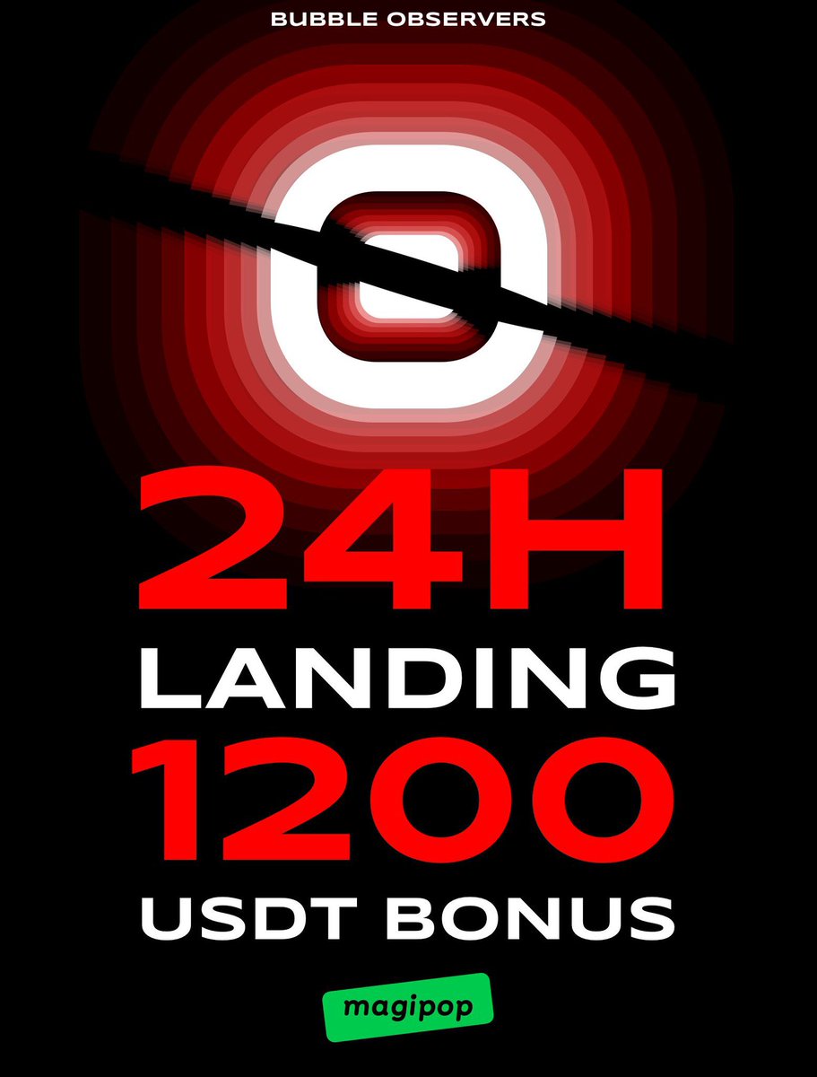 magipop_dao's tweet photo. 24hrs countdown⏰
Set up your timer for —
🚀Bubble Observers 1st Season Launching.
🎁BONUS QUIZ for 1200U &amp; OATs per week.
The fun. 
The chill. 
The creative.
The magipop. https://t.co/uQgSH7oFni