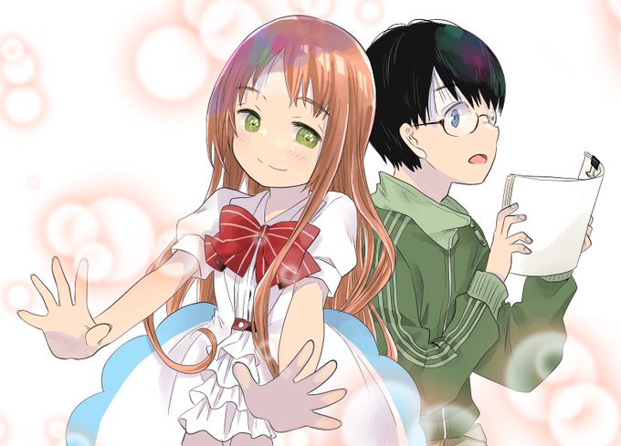 そういえばこんな絵も描いてました!
サムネイルの一案です。
(もう一案は採用されたぐしゃぐしゃの方) 