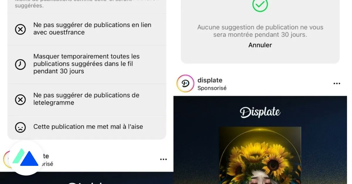 Instagram : comment masquer les publications suggérées pendant 30 jours ?<a href="/BlogModerateur/">BDM</a> 

Découvrez une astuce pour masquer les recommandations de publications de votre fil d’actualité sur Instagram !
buff.ly/3JxjWWe