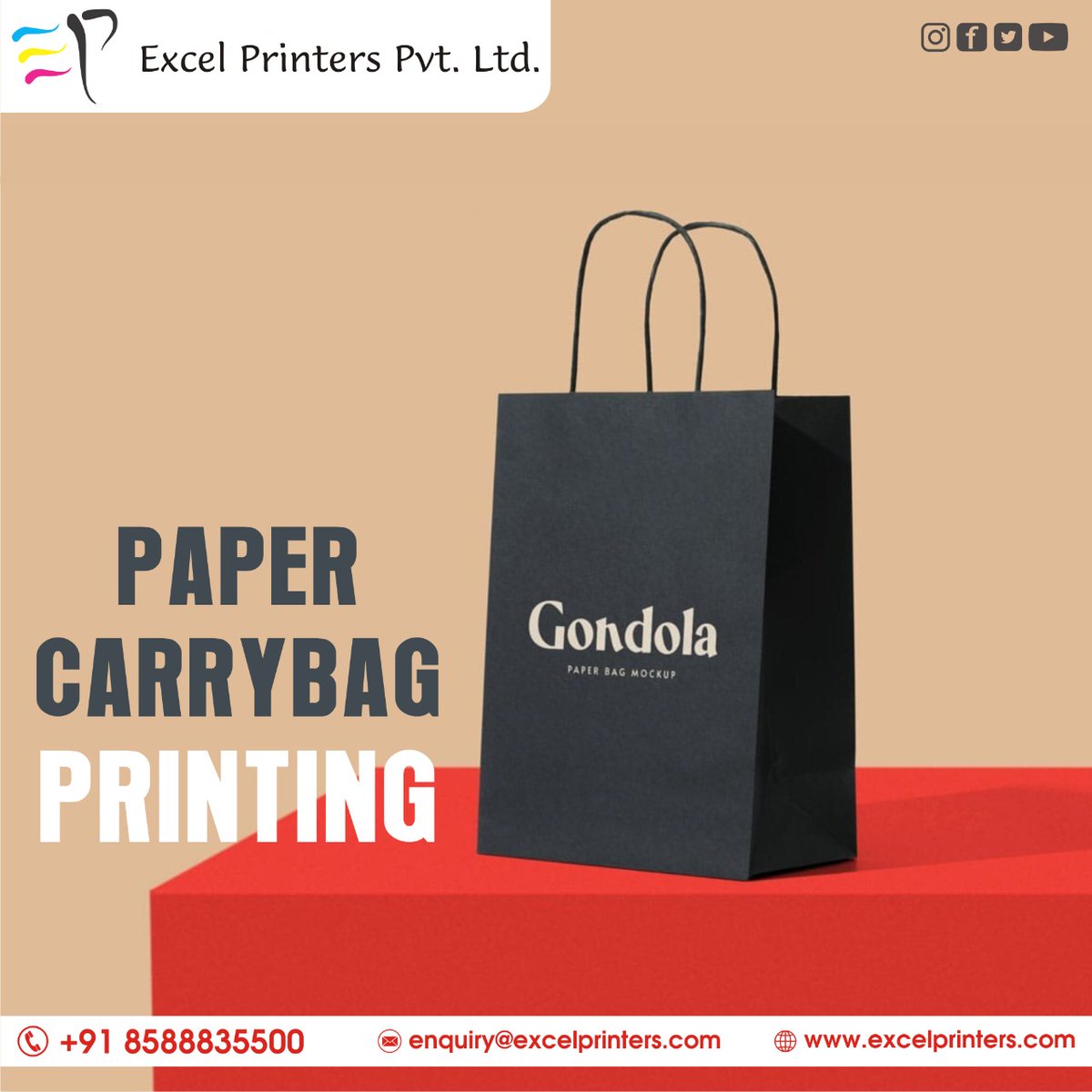 excel_printers's tweet image. Now Avail our most exciting Carry Bag Printing Services to advertise your bussiness in a better way.🗂️

Visit us: excelprinters.com
Or call at 📲:8588835500

#annualreportprinting #notepadwriting #calenders #flyer #bussinesscard #brochures #banners #greetingcard #invitation