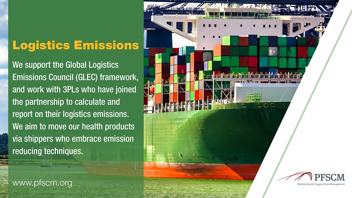 Reducing the health care sector's global climate footprint - including emissions related to logistics - is imperative to advance SDGs, and to ensure 'healthcare' for the planet.🌍 @smartfreightctr @globalcompact #Healthsupplychains #Sustainability #GLECFramework