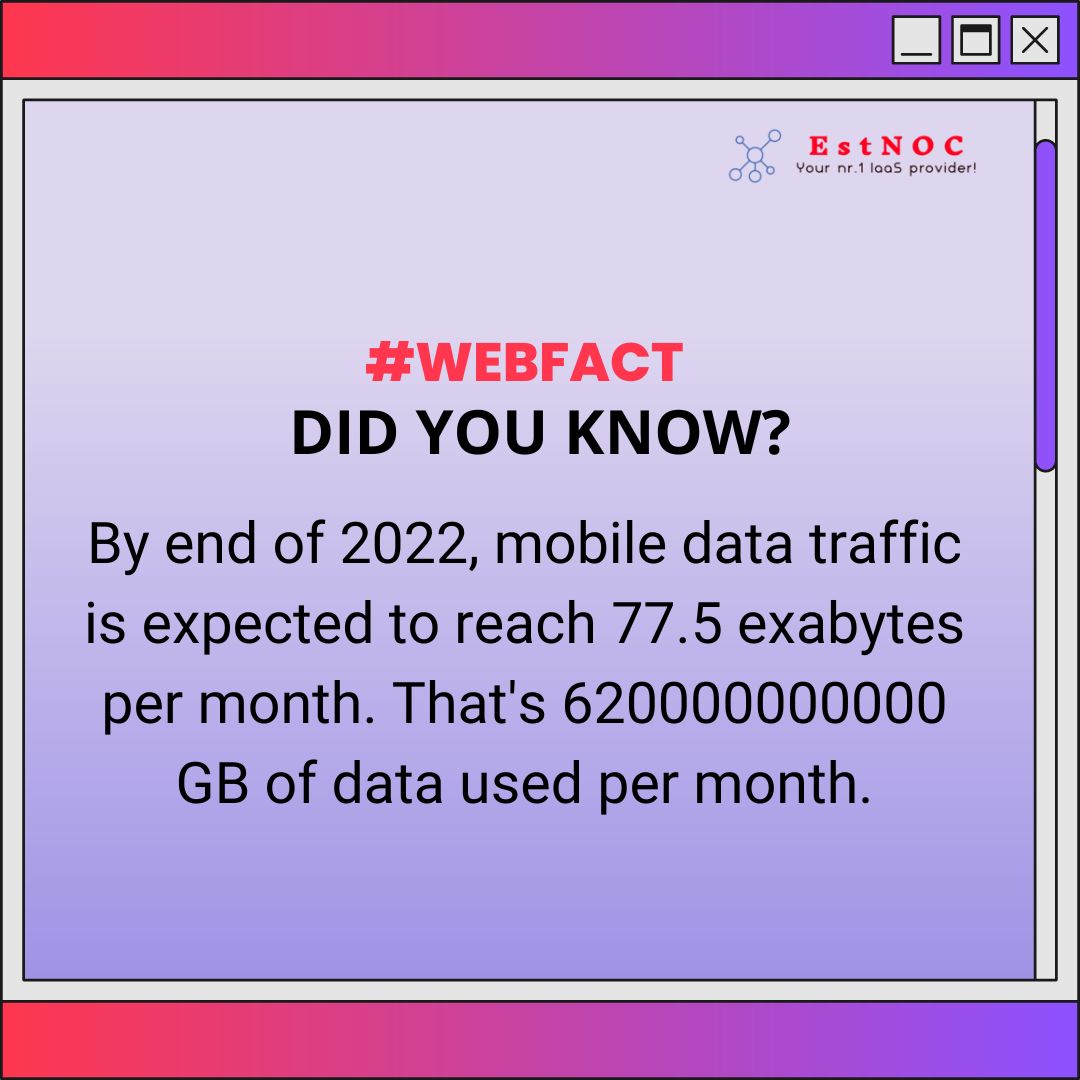 estnoc1's tweet photo. It's time for our Friday Fun Fact. Did you know that over 70% of web traffic happens on a mobile device?
That's well over half of all internet usage worldwide! for more facts visit:- https://t.co/hJWaSsZbU7
#FunFacts #funfacts #funfactsdaily #FunFactsFriday #funfactsfriday https://t.co/ChXSeb75im
