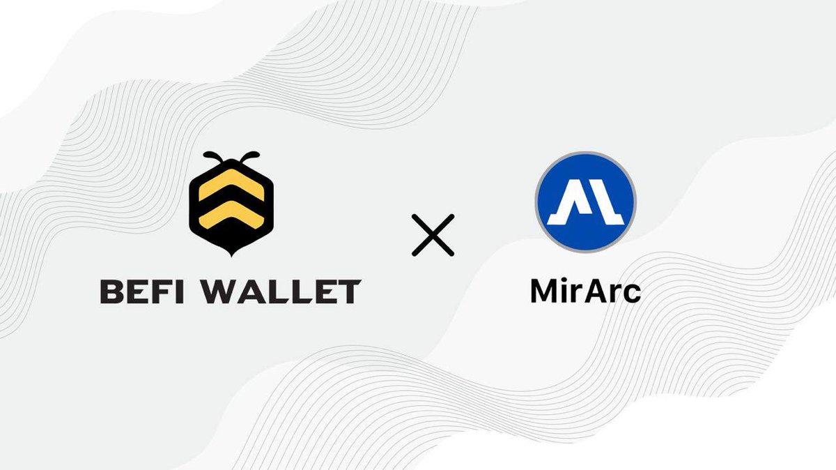 MirArc Chain (@mirarcchain) on Twitter photo <a href="/MirArcChain/">MirArc Chain</a> has officially signed a partnership @BeFiWalletverse! You can now store $MAT on your BeFi wallet <a href="/MirArcChain/">MirArc Chain</a> has officially signed a partnership @BeFiWalletverse! You can now store $MAT on your BeFi wallet