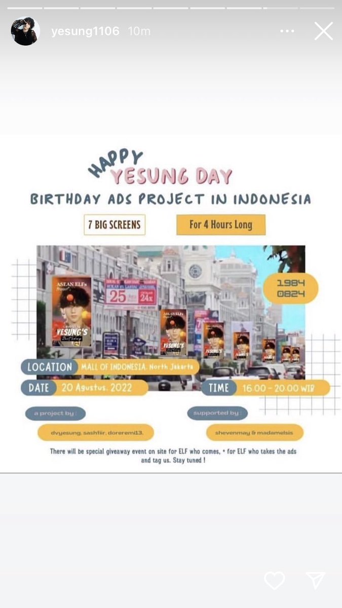 Ahhhh so happy, thankyouuu 

Can’t wait for D-Day <a href="/shfly3424/">Yesung</a> 
#HappyYesungDay #yesung #superjunior 

Sending love for our team project : @sashfiir <a href="/doreremi13/">#FREEPALESTINE</a> 💙💙

Supported by <a href="/MadameIsis/">☁️🌼 Madame Isis 공주 🌼☁️</a> @/shevenmay 

😍😍😍😍😍😍😍😍😍😍