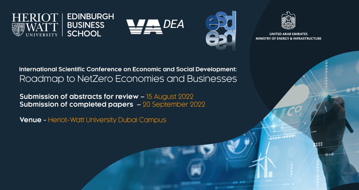 Last call for the 88th International Scientific Conference on Economic and Social Development co-organized by <a href="/EBS_Global/">Edinburgh Business School, Heriot-Watt University</a> and Varazdin Development and Entrepreneurship Agency &amp; University North.

To submit your papers, please visit esd-conference.com/register

#HWUDubai #business