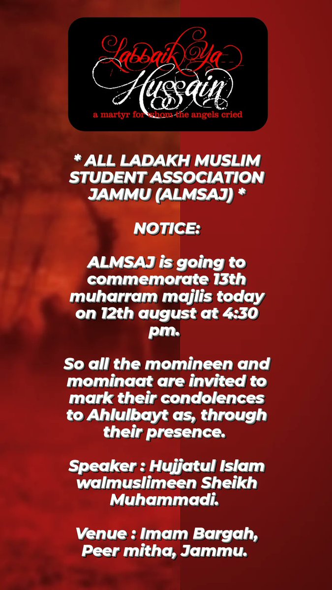 hus_aj's tweet photo. #hussainForJustice Muharram 2022 https://t.co/TDrkYXtLNN