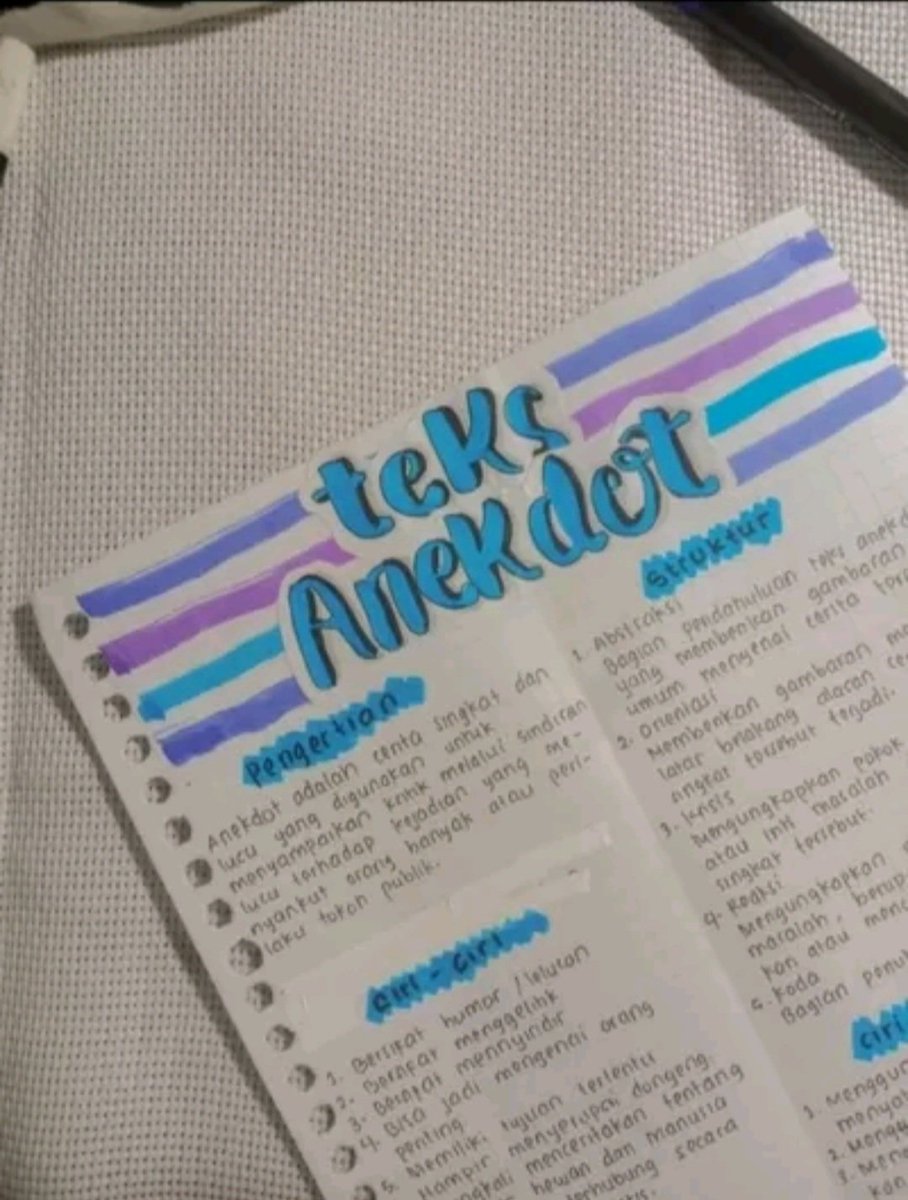 clearnote_id's tweet photo. [Catatan Bahasa Indonesia Kelas 10 - Teks Anekdot📝]

Yuk cek catatan aesthetic ini selengkapnya di Clearnote skrg!😆👇
https://t.co/ERhCjNeCcU

#studytwt #ambisverse #ambistwt #Clearnote #aesthetic #BahasaIndonesia #TeksAnekdot https://t.co/o6adcsj9Xg