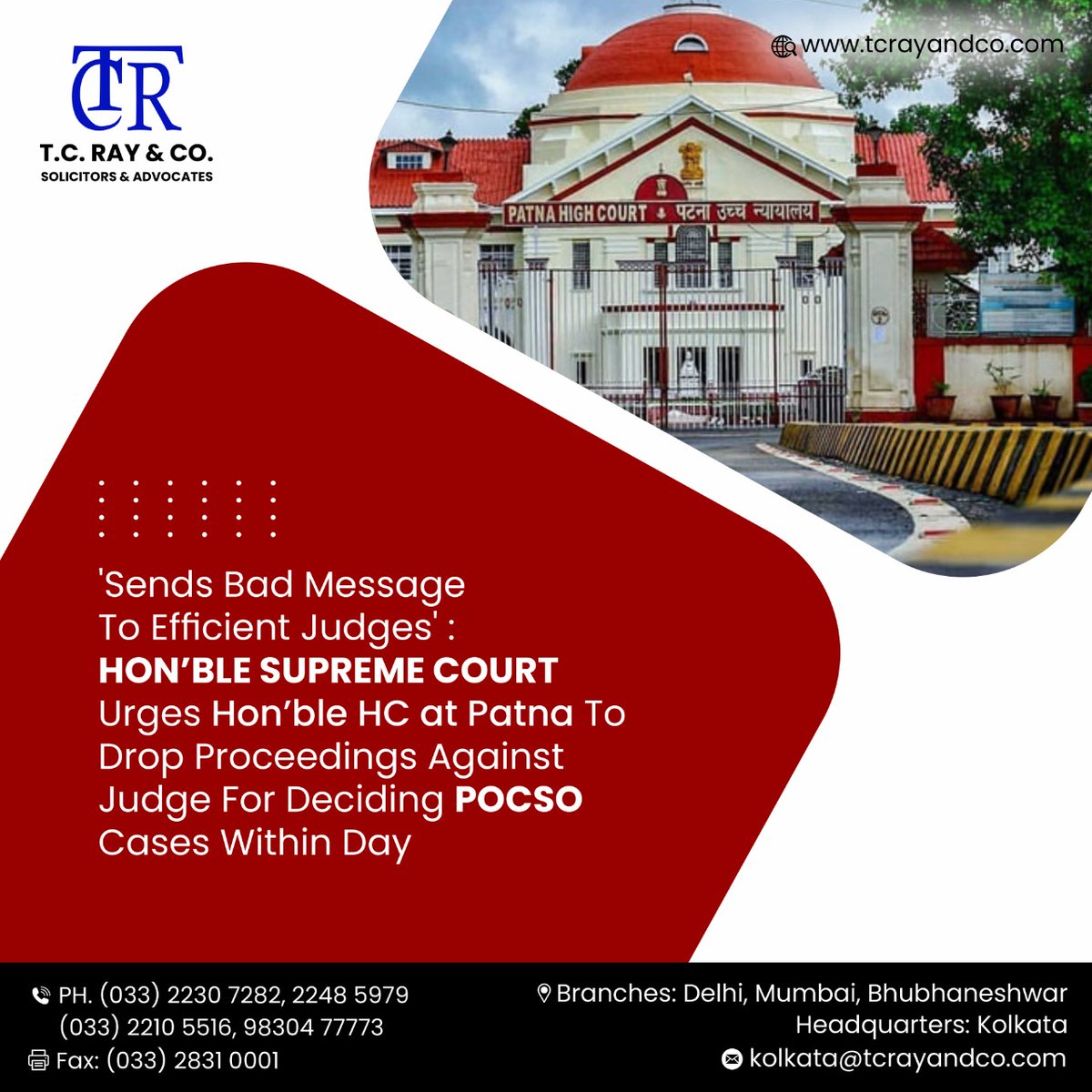 'Sends Bad Message To Efficient Judges': #Hon'ble #Supreme_Court Urges Proceedings Against Judge For Deciding #POCSO Cases Within Day.

#Supremecourt #Honble_HC_at_Madras #Women #High_Court #Cost #Doctrine #DISPOSAL #persons #Citizens #Directs #Complainant #Govt_services 
