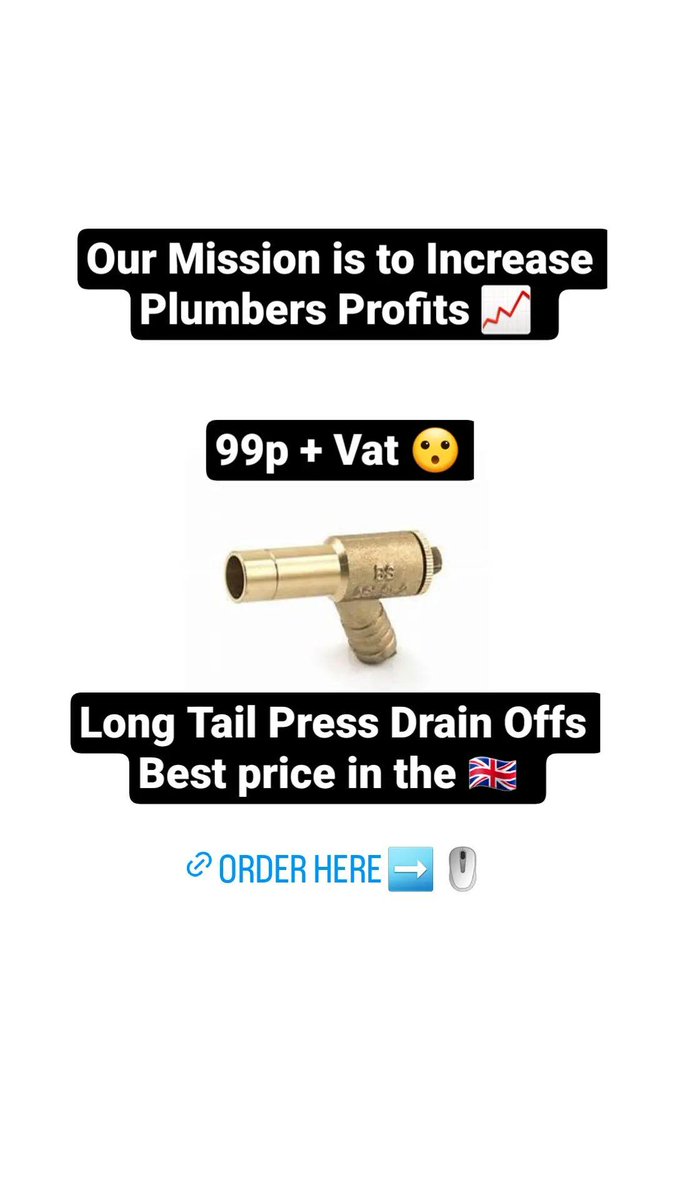 Our Mission is to Increase Plumbers Profits 📈 
macdonaldplumbingsupplies.com/pipe-fittings-…
You'll get the best price for 1 Fitting or 1000 Fittings so you can order exactly what you need 💯 and know you're getting the best deal

We have the lowest Free Delivery threshold in our industry (£50+Vat)