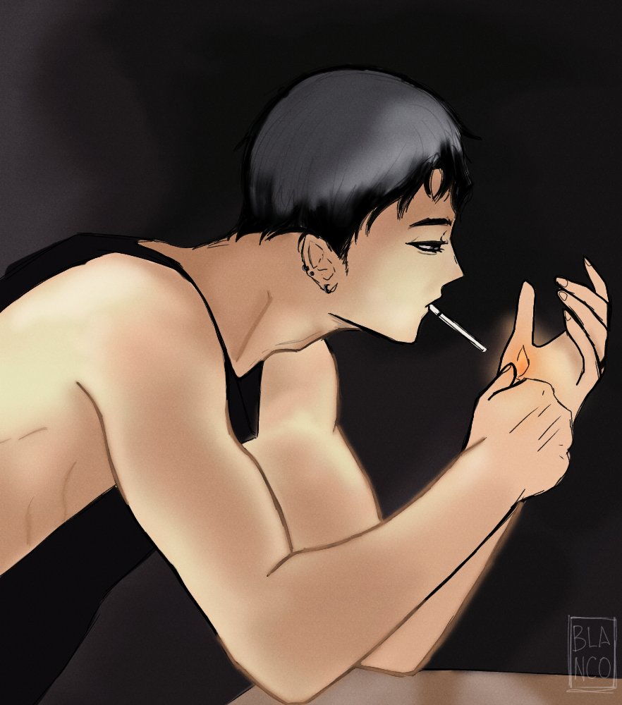 🚬

#ハイキュー #haikyuufanart 
#shinsukekita #hqrp