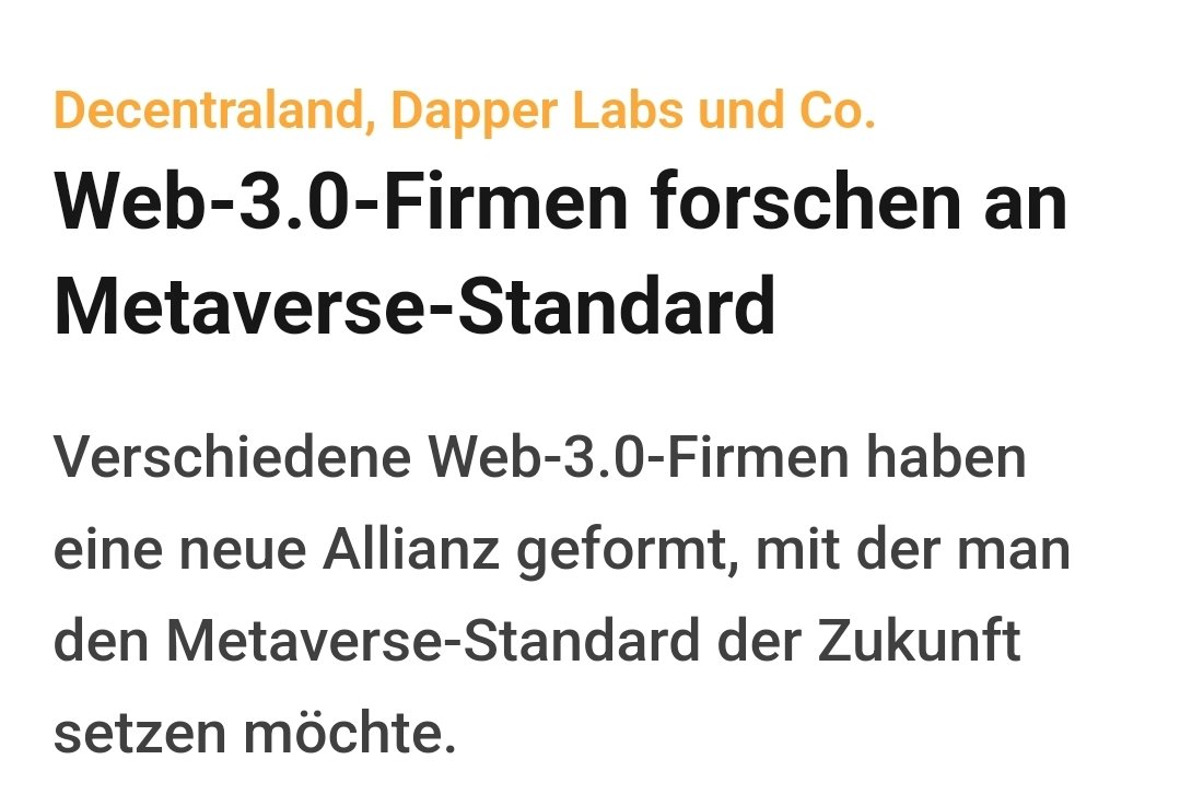#Decentraland #Metaverse #NFT #NFTCommunity #ETH #Germany #Deutschland