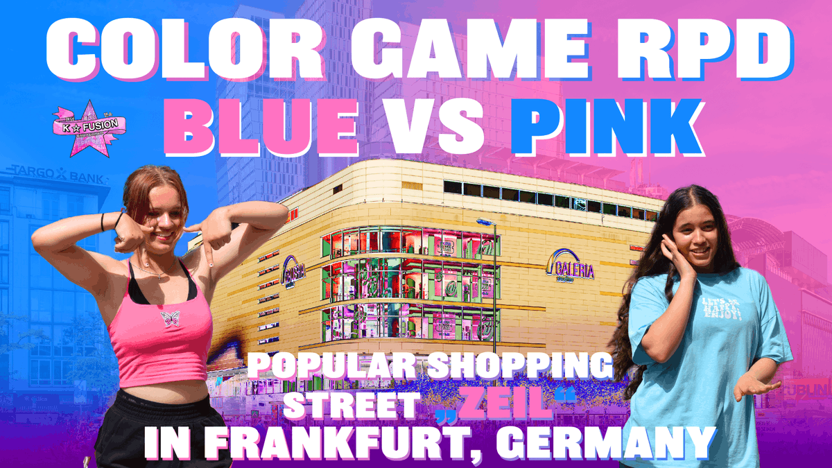 kfusion_ent's tweet photo. KPOP COLOR RANDOM PLAY DANCE!
BLUE VS PINK - WHO WILL WIN?
#kpop #kpoprandomdance #KFUSION

PREMIERE 12.08 4PM GMT +2
https://t.co/8NGZkse2kU https://t.co/7XokNfwVzG