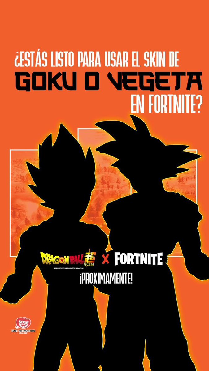¡La cuenta mexicana de Bandai Namco acaba de publicar esta imagen en su cuenta de TikTok confirmando que Goku y Vegeta tendrán skins en #Fortnite!
 
Tengan en cuenta que Beerus y un personaje desconocido de Dragon Ball también tendrán skins..