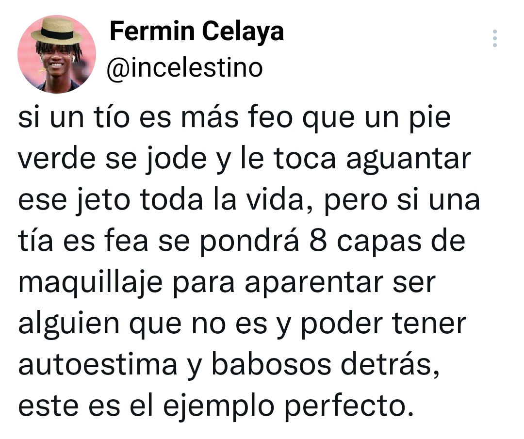 SiberetSiberet's tweet photo. Hermano, ¿quién te ha prohibido maquillarte? https://t.co/s0VkvKHNhH