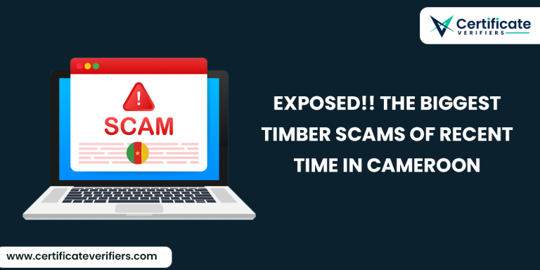 Exposed!! The Biggest Timber Scams of Recent Time in Cameroon

Visit: certificateverifiers.com/blog/biggest-t…

#onlineverification #CertificateVerifiers #cv #busniessverifiers #document #verification #busniess
