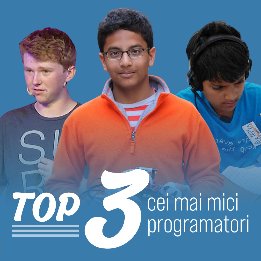 ULSMoldova's tweet photo. Jordan Casey - aplicații mobile📱 @CaseyGames

Rohan Agrawal - web🌐 @gonzobyte

Shubham Banerjee - hardware🖨️ @ShubhamSocial

Mai credeți că în domeniu de programare poți lucra numai după ani întregi de învățătura? 😏

#Moldova_USALinkSystem #Vunderkind #Programare #SmartKid https://t.co/lAQhvWibg8