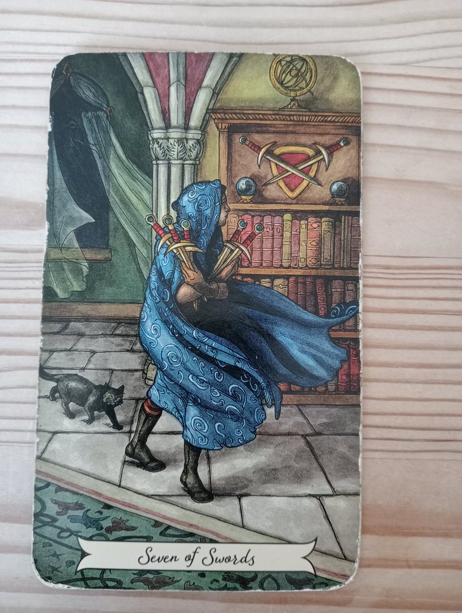 Laurajk32's tweet photo. Today's card is 7 of Swords.

Practice saying "No" because it's impossible to be everything to everybody all of the time. Choose what's important right now and focus on that. Anything and anyone else can wait. 

#TarotReading 
#everydaywitchtarot
#Laurajk32 https://t.co/qONm5v258s