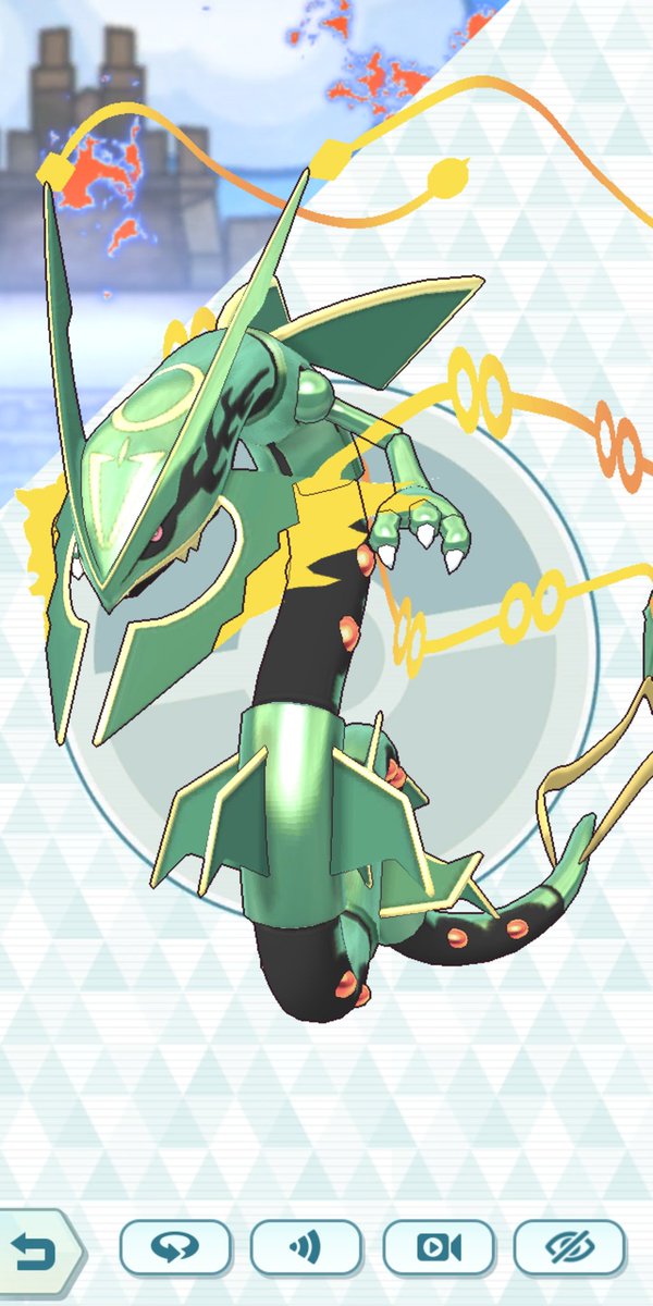 メガレックウザヨーーーーシ!! #ポケマス 