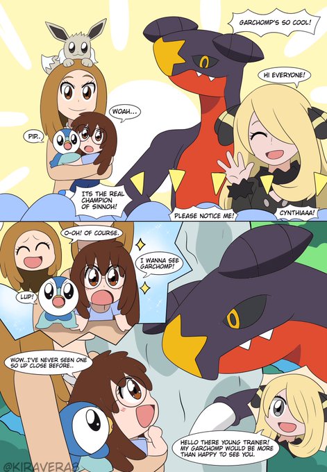 tiny kira learns that garchomp has rough skin 
