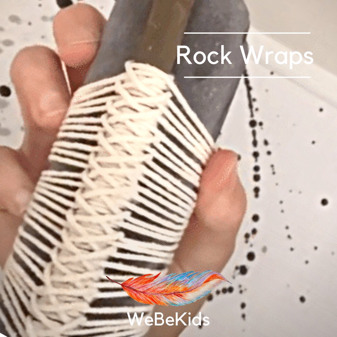 1/3 Happy #fun #Friday! This week try rock wrapping? It might not happen instantly but therein lies the #crafting! It's something beautiful to #gift, something to make with those natural items collected from your #summer holidays? We’ve 2 options for you…