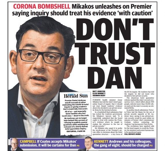 protect_the_CFA's tweet photo. @VicGovtNews #SackDanAndrews #ICantRecall #802Dead #DanLiedPeopleDied #IStandWithThatPerson #MisogynistDan #LyingDan #DanielAndrewsCorruption  #Springst https://t.co/7uP8E54WhK