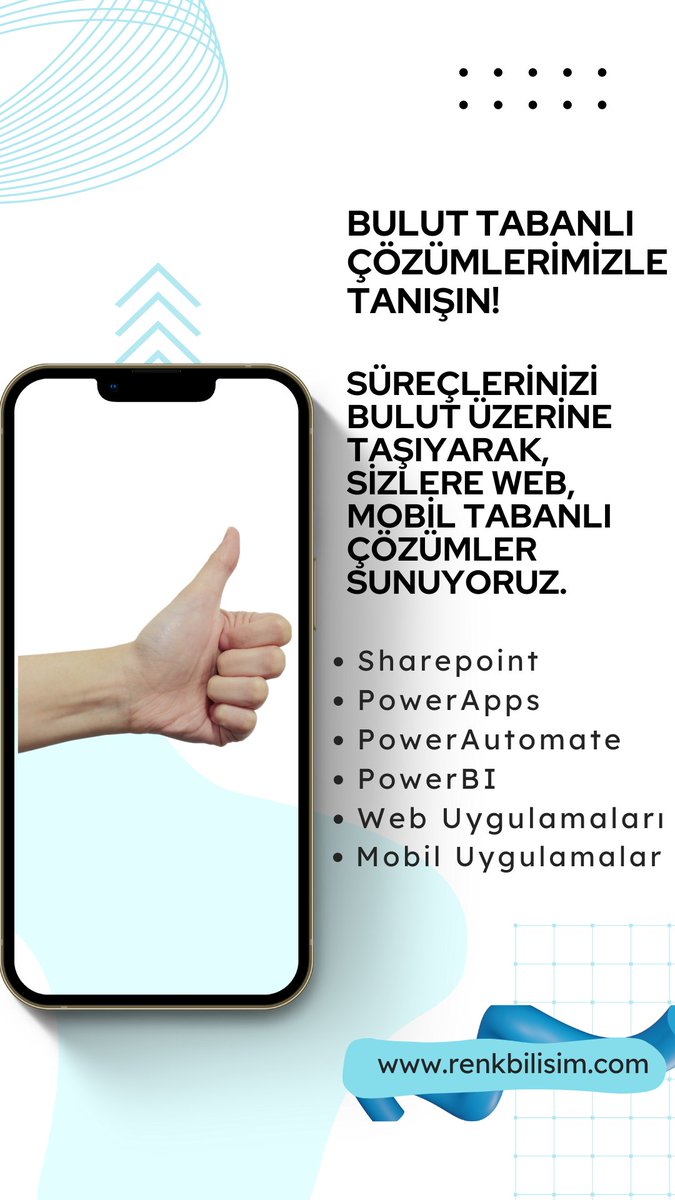 renkbilisim.com
Ürünlerimizi ve referanslarımızı inceleyin !
#Sharepoint #PowerApps #PowerAutomate #PowerBI #ÖzelYazılımlar #MobilUygulamalar #Yazılım #Bilişim