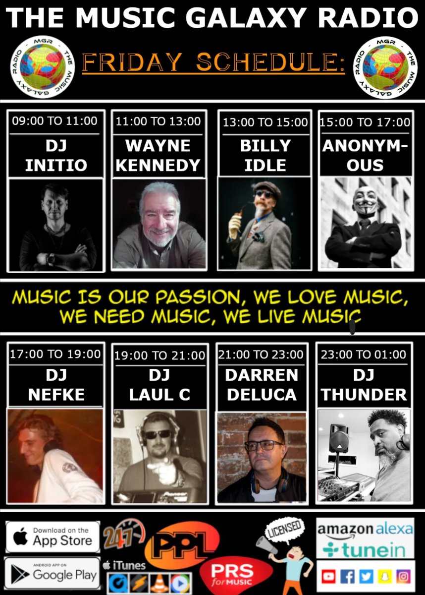 MGRLIVE's tweet image. Come And Join Us !!!
You Can Find Us On ALEXA &amp;amp; SIRI...
On Alexa, Say “Alexa Launch M.G.R. Station” or ”Alexa Begin M.G.R.  Station”,
On Siri Say “Hey Siri Play The Music Galaxy Radio 

RADIO LINKS:

WebPlayer:
fastcast4u.com/player/themusi…

TuneIn link:
tunein.com/radio/MGR-(The…