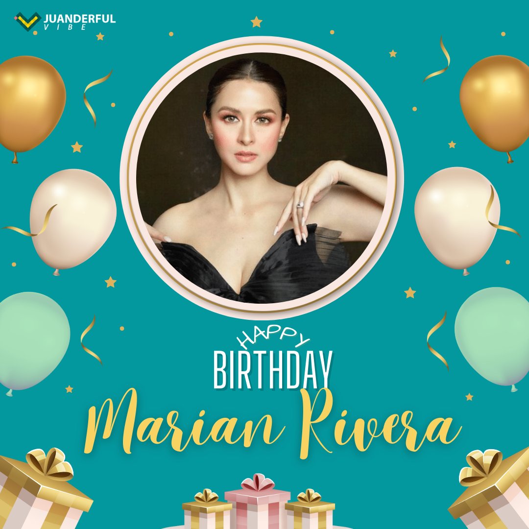 Happy Juanderful birthday to Kapuso Queen Marian Rivera-Dantes.  