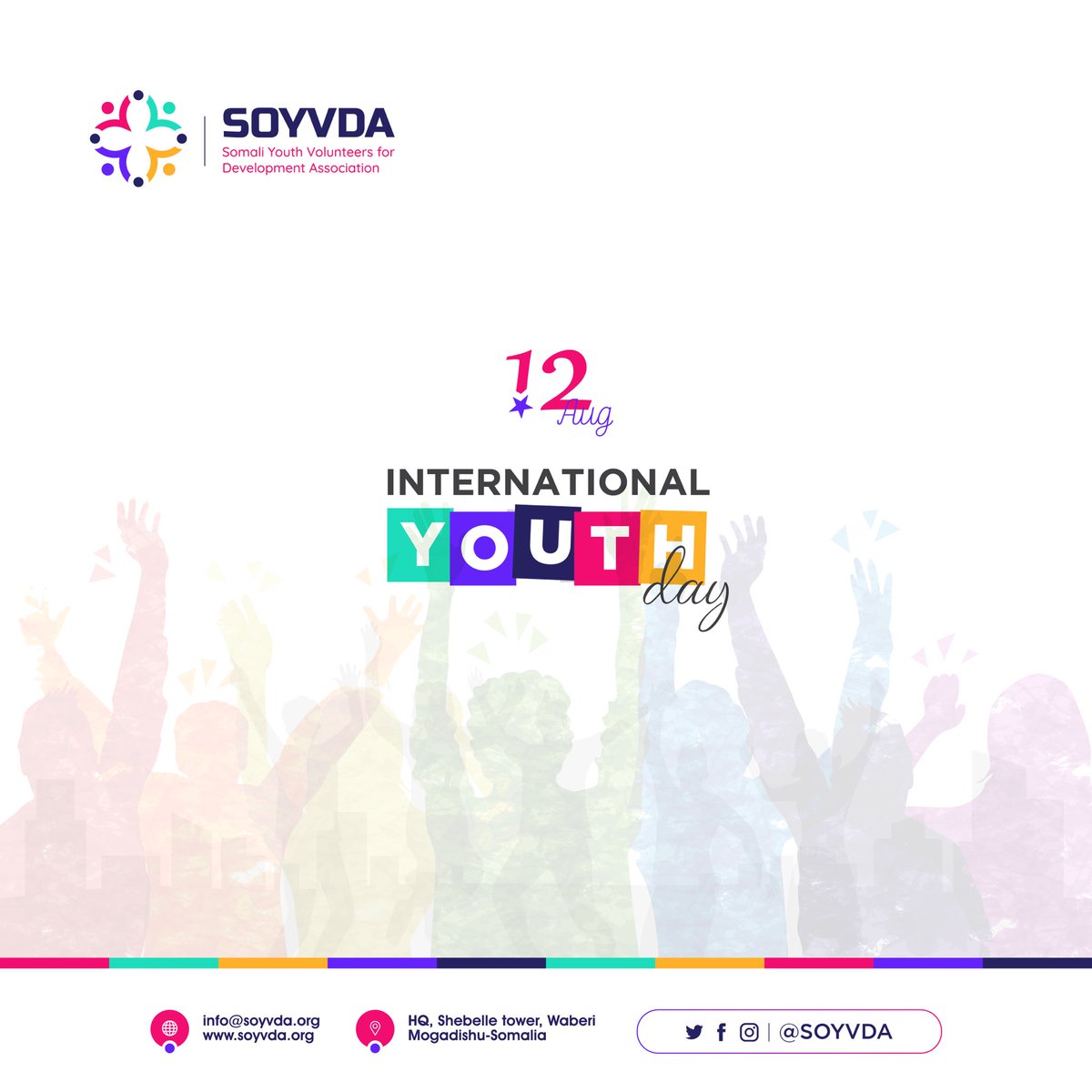 soyvda's tweet photo. Happy International Youth Day to all our fellow youth around the globe. The theme of this year is “Intergenerational Solidarity”, which highlights that action is needed across all generations to contribute to the #sdg2030 leave no one behind. 

#iyd2022 https://t.co/qLxYk3oHDr