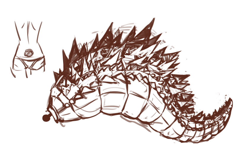 ミカグラちゃん尻尾デザイン案 