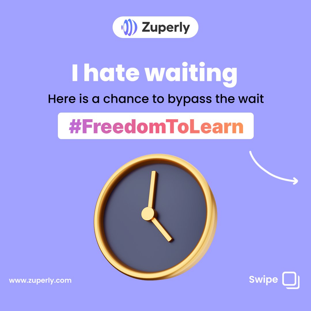 sureshmopuru's tweet photo. Stay in the loop; sign up to Zuperly on the 15th of August to instantly access the platform. We will be removing the waitlist for a total of 24 hours on the 15th of August. Just grab the opportunity to your freedom to learn about anything https://t.co/eK8P7RH1NJ