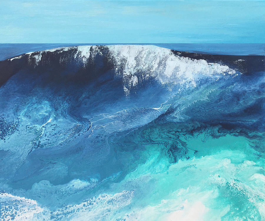 BrinyBeautiful's tweet photo. Linda Bailey, Breaking Wave. #seascape #ocean https://t.co/3rfpDJ4oIS