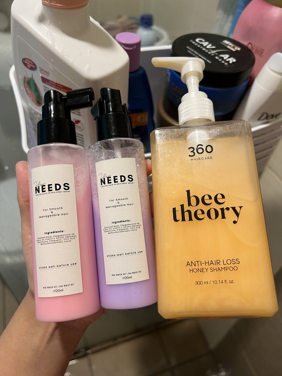 secretlyfura's tweet photo. Terbaca tips haritu, those yang nak kurangkan rambut gugur — boleh consider pakai hair products yang mengandungi madu dan keratin. https://t.co/ufVrrEcrto