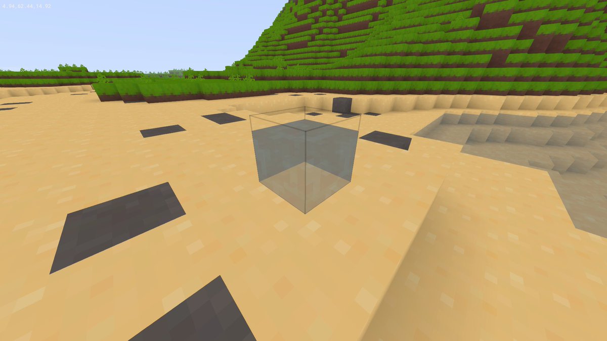 withvoxelize's tweet photo. @DaniGatunes Good catch 😅 Right now if I stack two water blocks stacked on top of each other, they do not have any merging behavior. I plan on doing conditional meshing soon. 

An issue is if two transparent planes exist in the same mesh. Not sure how to sort their transparency :/ https://t.co/n0N5U2PQBx