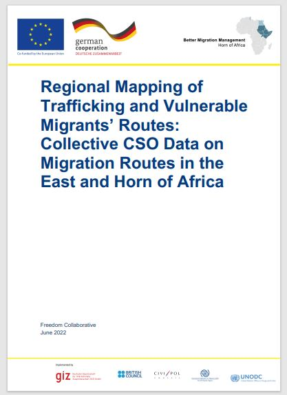 bodo_immink's tweet photo. News! @FreedomCollab in partnership with @giz_gmbh Better Migration Management regional Project launched a new report titled ‘Regional Mapping of Trafficking and Vulnerable Migrants’ Routes: Collective CSO Data on Migration Routes in the East and Horn of Africa’. 
#migration https://t.co/29PCYQk8GG