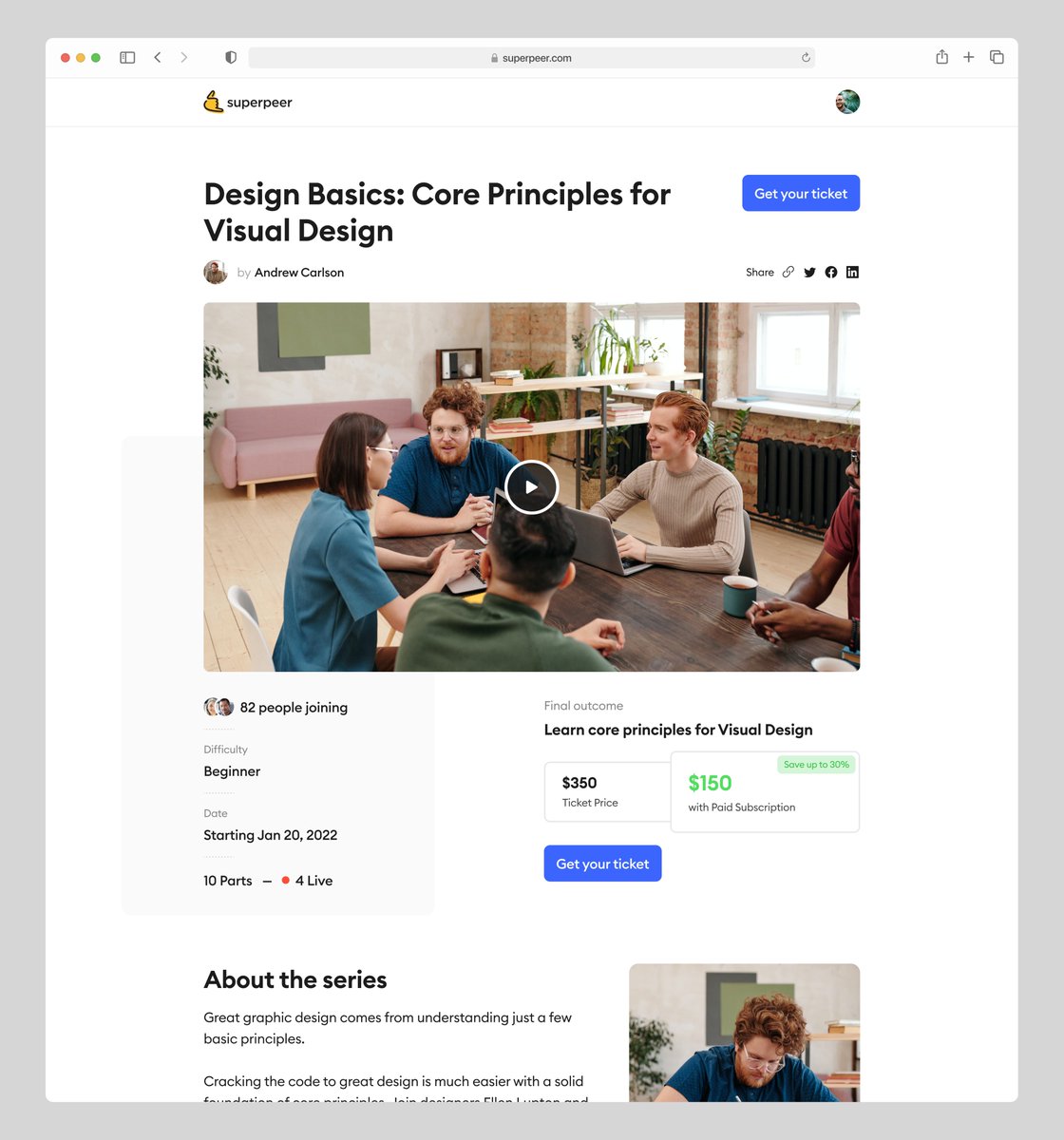 #InsideSuperpeerDesign

Ağustos ayı bu yılın Superpeer için en önemli aylarından biri oldu. Göz bebeğimiz Community özelliğiyle beraber anasayfa, profil, seri, livestream sayfalarından oluşan tüm public sayfalarımızı da yeniledik 🥳 🎉