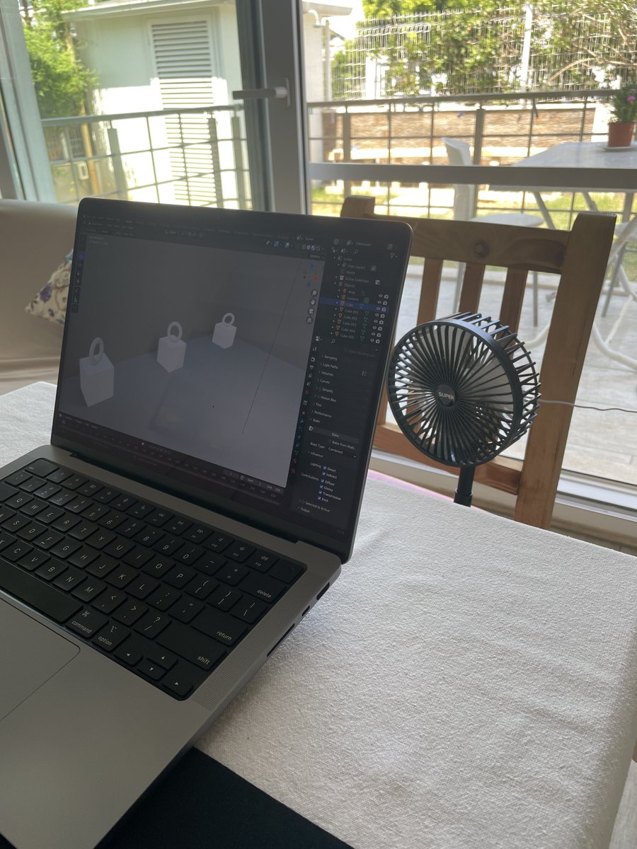 That's how I try to bake scene for a project 🔥
#threejs #blender #webgl