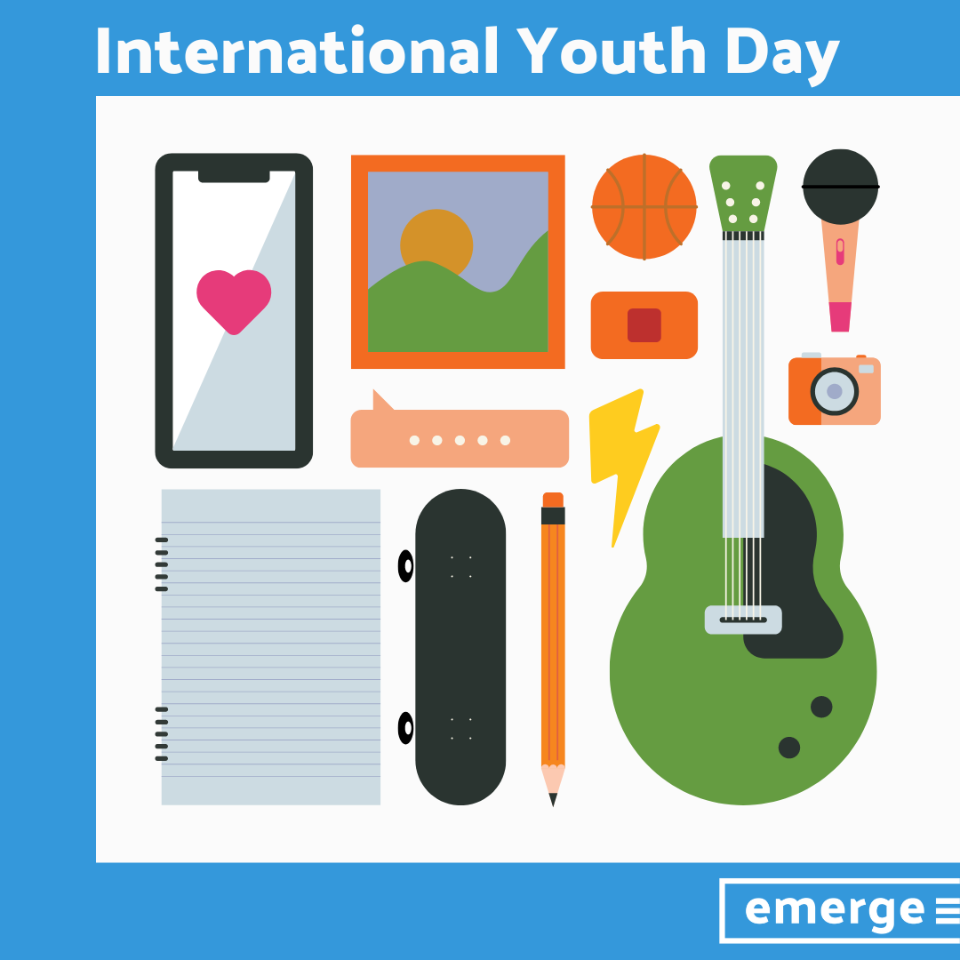 On International Youth Day, we want to celebrate all young people that we work with at emerge – you are amazing!  #bradfordyouthwork