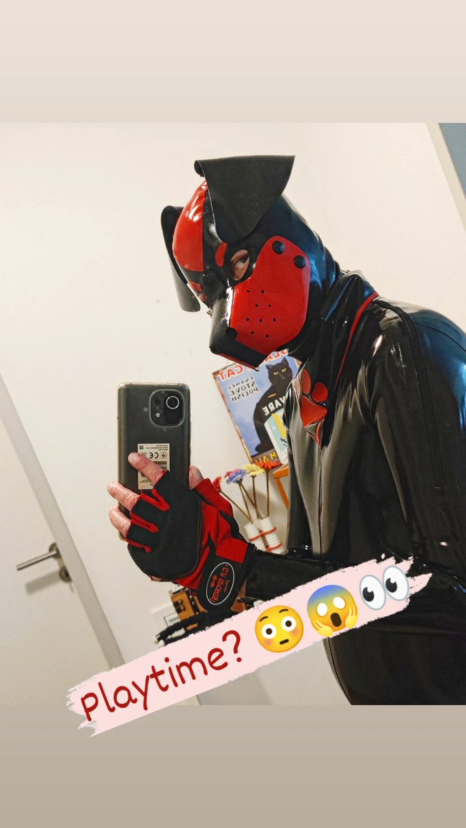issei2251's tweet photo. It's friday... Keep shiny 😱

#friday #shiny #rubberpuppy #rubbersuit #wuffel #puppy #floppyears https://t.co/1zsYprtzpt