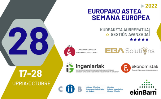 EUSKALIT's tweet photo. No te querrás perder las experiencias de entidades como #EgaSolutions, @CamaraGipuzkoa , @ekonomistak , @Ingeniariak , @EkinBarri o @COIIB1 que se presentarán en los diferentes actos de la Semana Europea.
Reserva las fechas, ¡del 17 al 28 de octubre!
#SemanaEuropea https://t.co/1FSIFkVdHi